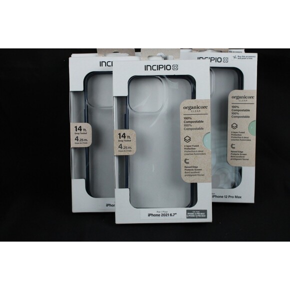 Incipio Organicore Clear Case for Apple iPhone 13 Pro Max - Ocean Blue/Clear - Picture 2 of 5